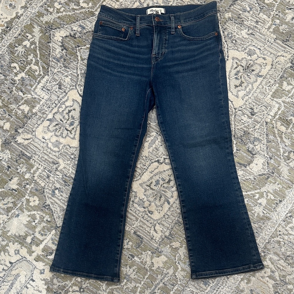Madewell Dark Blue Flare Jeans